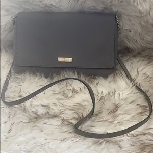 Kate Spade crossbody purse (gray)